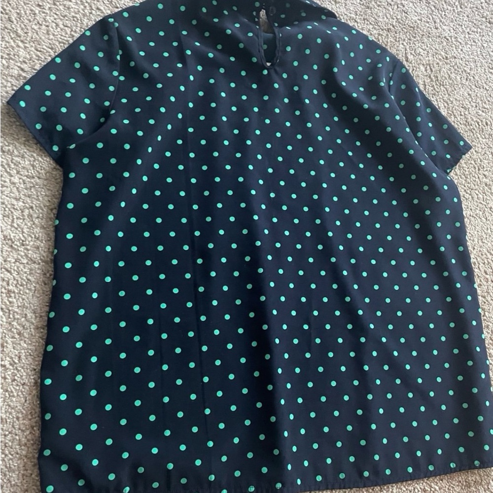 Polka Dot Shirt - Blue and Green